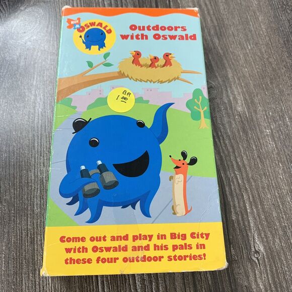 Out Doors With Oswald VHS Tape 2003 Nick Jr. Animated Cartoon Vintage - Picture 1 of 10